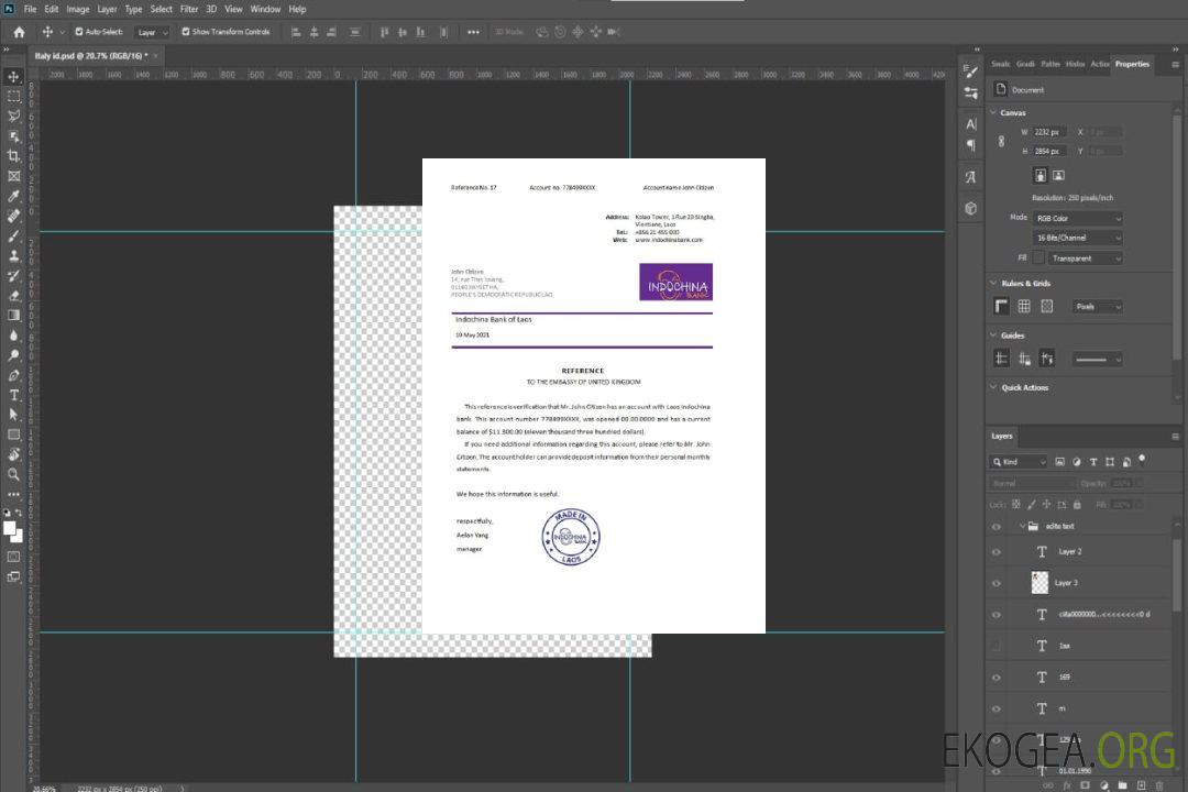 Laos , Indochine Bank , reference template